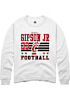Main image for Darrell Gipson Jr Rally Mens White Cincinnati Bearcats Football NIL Striped Player Crew