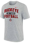 Main image for Ohio State Buckeyes Grey Nike Local Triblend Tee Short Sleeve Fashion T Shirt