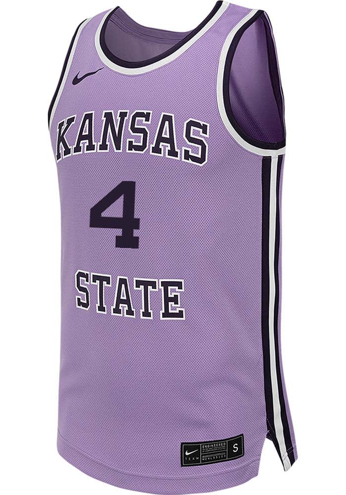 Pj Haggerty Mens LAVENDER K-State Wildcats NIL Name And Number