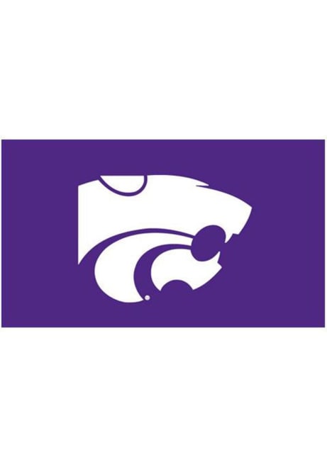 Purple K-State Wildcats 4x6 Purple Desk Flag