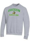 Main image for Mens Oregon Ducks Grey Champion Font Class of 2028 Powerblend Crew Sweatshirt