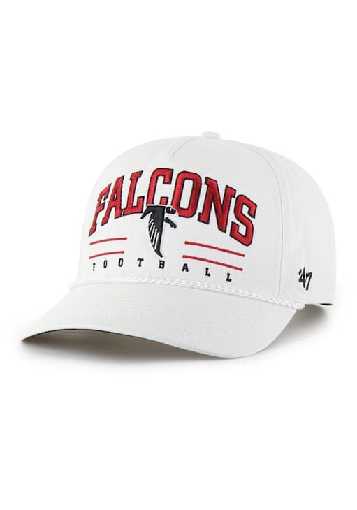 47 Atlanta Falcons White Retro Roscoe Hitch Adjustable Hat 33267130