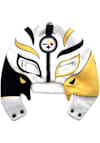 Main image for Forever Collectibles Pittsburgh Steelers Black Novelty Plush Lucha Mask Mens Knit Hat