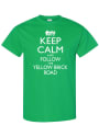 Wizard of Oz Womens Green Keep Calm Short Sleeve T Shirt