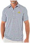 Main image for Mens Navy Blue Michigan Wolverines Hobby Stripe Short Sleeve Fashion Polo