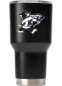 K-State Wildcats Team logo 30oz Stainless Steel Tumbler - Black