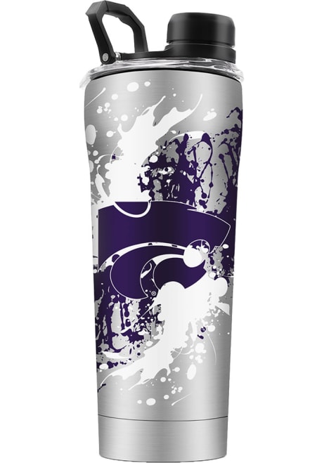 Purple K-State Wildcats Shaker Stainless Steel Bottle