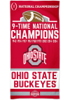 Main image for Red Ohio State Buckeyes 2024 Football National Champions 30x60 Beach Towel