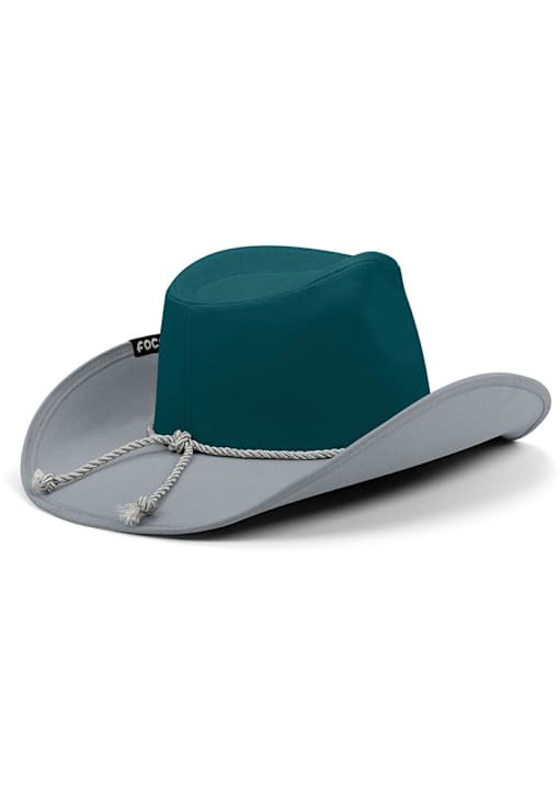 Forever Collectibles Philadelphia Eagles Kelly Green Two-Tone Cowboy Hat Mens Cowboy Hat