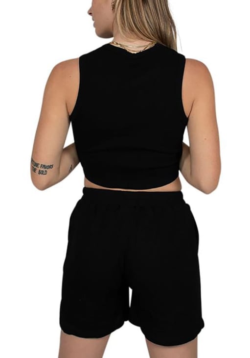 Hype and Vice Missouri Tigers Womens Black Cut Off Crop Tank Top