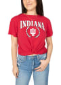 Indiana Hoosiers Womens Checkmate T-Shirt - Red