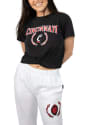 Cincinnati Bearcats Womens Hype and Vice Checkmate T-Shirt - Black