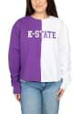 K-State Wildcats Womens Quarterback T-Shirt - Purple