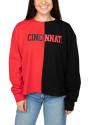 Cincinnati Bearcats Womens Quarterback T-Shirt - Red