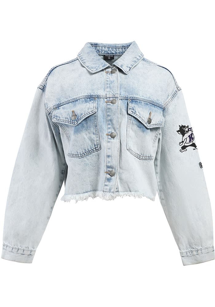 Hype and Vice Womens DENIM K-State Wildcats Denim Jean Light