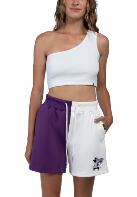 Womens K-State Wildcats White Hype and Vice Rookie Shorts