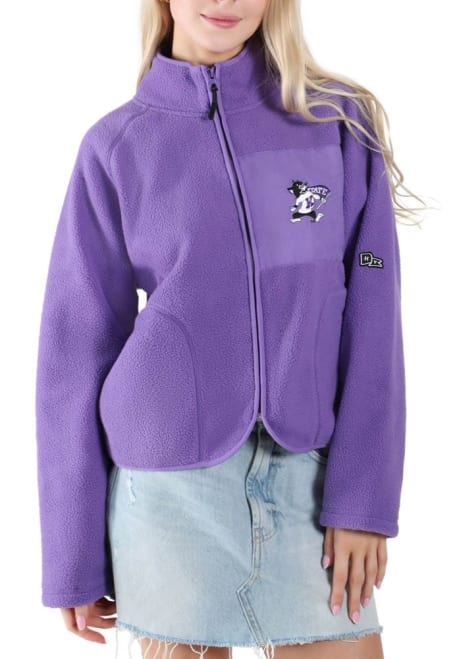 Womens K-State Wildcats Purple Hype and Vice Coach Light Weight Jacket