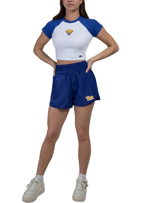 Womens Pitt Panthers Blue Hype and Vice Boxer Shorts