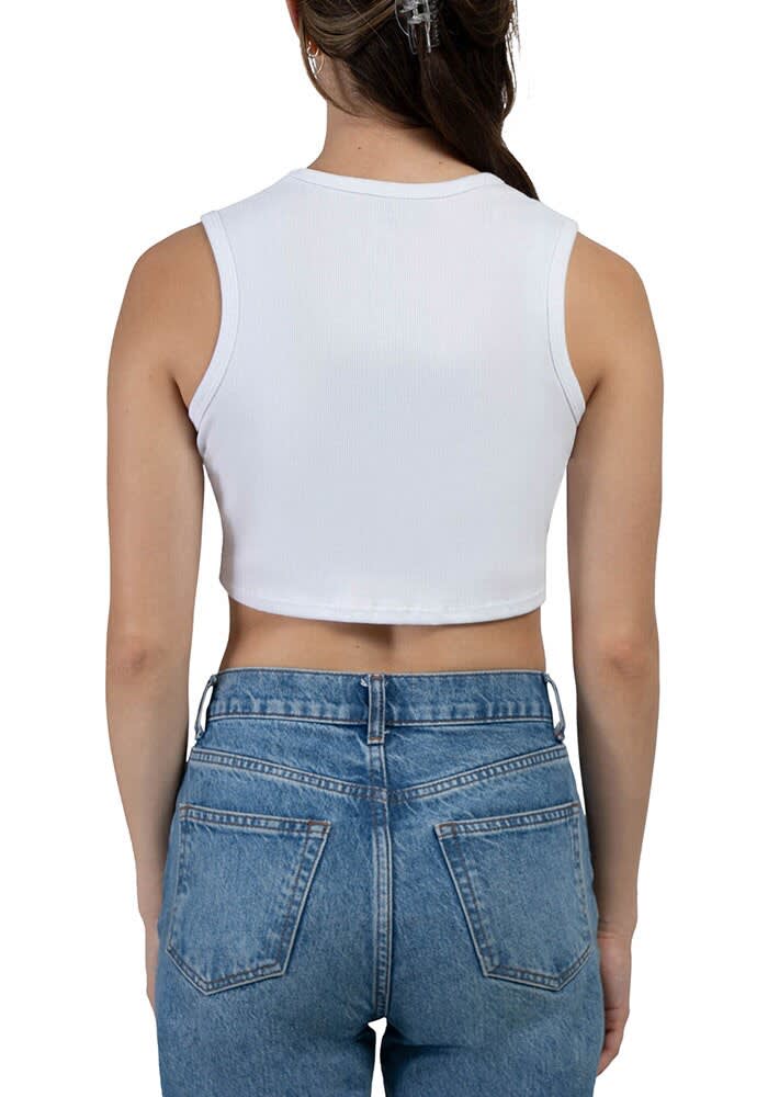Hype and Vice Womens White Penn State Nittany Lions Cut Off