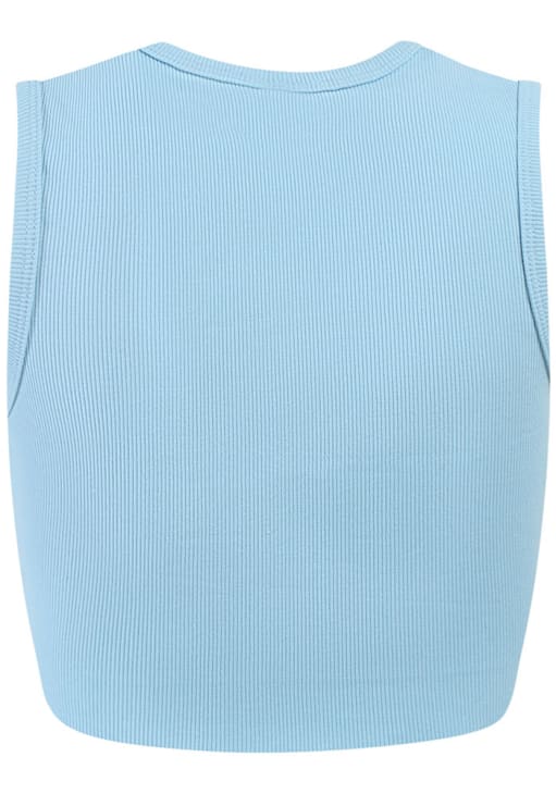 Hype and Vice Southern University Jaguars Womens Light Blue Cut Off Tank Top