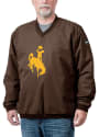 Wyoming Cowboys Franchise Logo Windshell Light Weight Jacket - Brown
