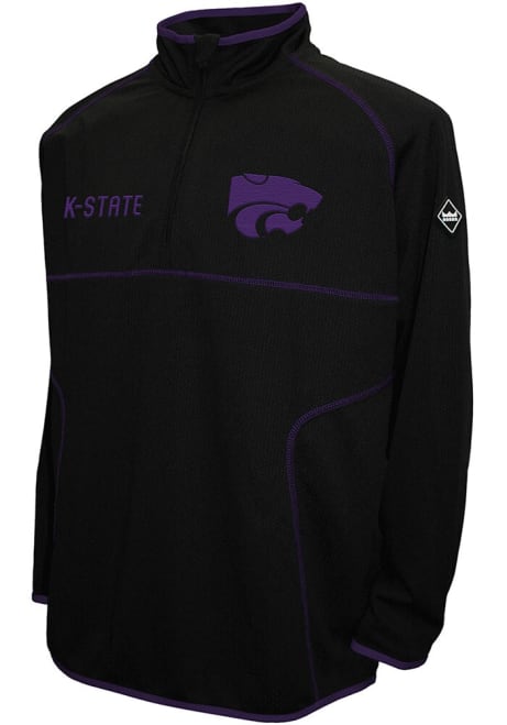 Mens Purple K-State Wildcats Aero 1/4 Zip Pullover