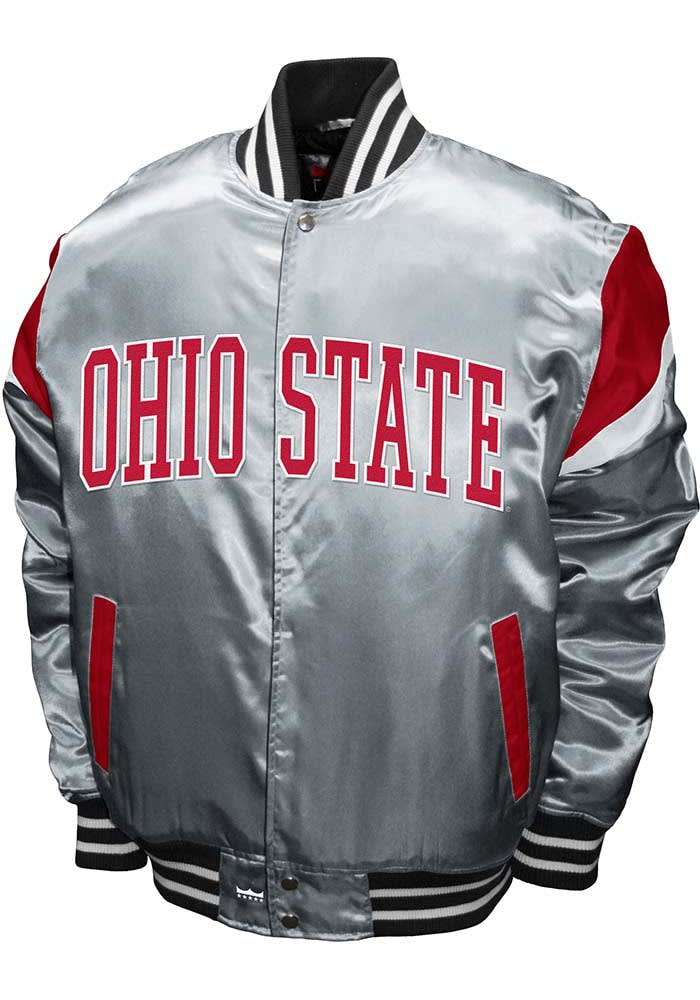 Ohio state buckeyes leather jacket best sale