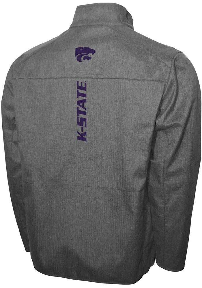 Mens HEATHER GREY K-State Wildcats XT2 Softshell Medium Weight