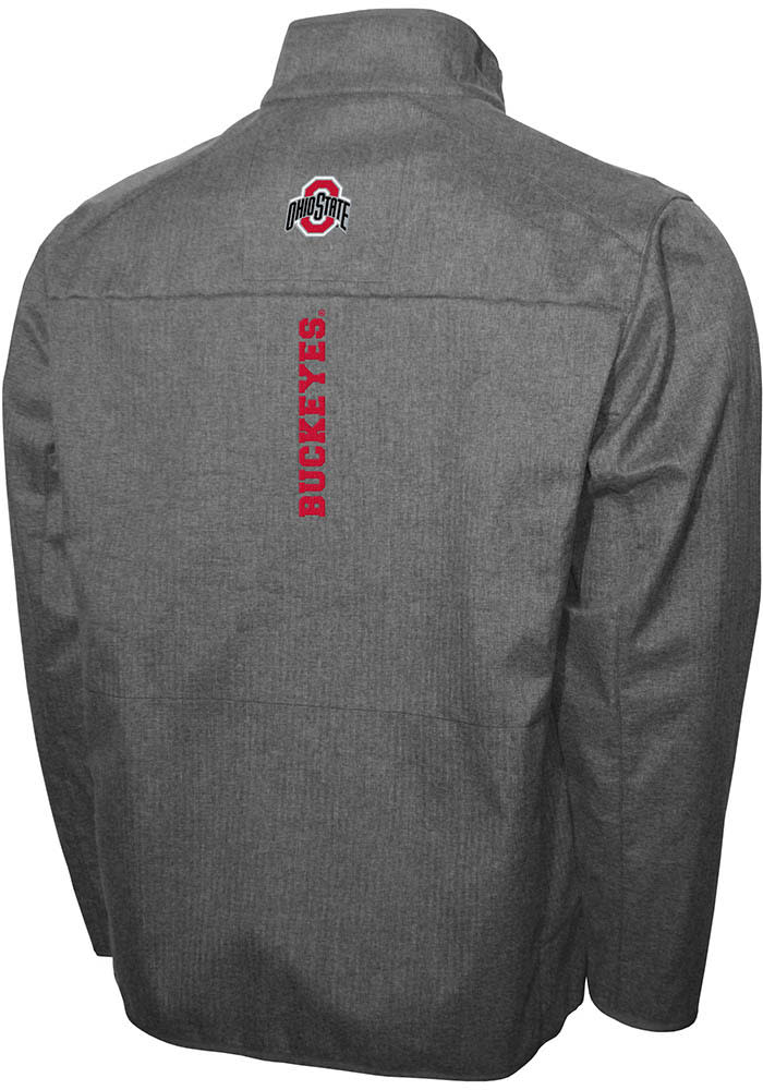 Mens HEATHER GREY Ohio State Buckeyes XT2 Softshell Medium Weight