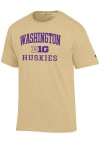 Main image for Washington Huskies Gold Champion Big Ten Jersey Short Sleeve T Shirt