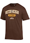 Main image for Western Michigan Broncos Brown Champion Pill Alumni Jersey Short Sleeve T Shirt