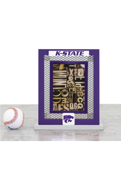 Purple K-State Wildcats Wire Grid Frame Picture Frame