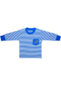Kansas Jayhawks Toddler Striped Pocket T-Shirt - Blue