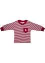 Oklahoma Sooners Toddler Striped Pocket T-Shirt - Crimson