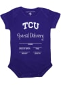 TCU Horned Frogs Baby Special Delivery One Piece - Purple