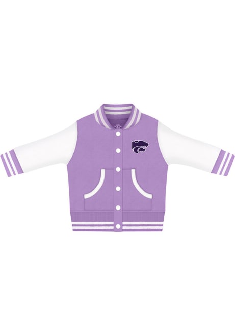 Baby Lavender K-State Wildcats Varsity Light Weight Jacket