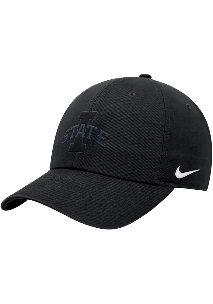 Nike Iowa State Cyclones BLACK Iowa State Blackout Club Cap