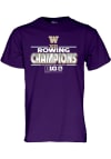 Main image for Washington Huskies Big 10 Rowing Short Sleeve T Shirt - Purple