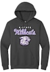 Main image for Mens K-State Wildcats Anthracite Summit Sportswear Script Mascot Hooded Sweatshirt
