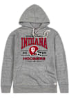 Main image for Mens Indiana Hoosiers Grey Homefield 2025 Big Ten Football Champions Long Sleeve Fashion Hood