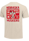 Main image for Youth Nebraska Cornhuskers Ivory  Herbie Basketball Short Sleeve T-Shirt