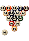 Main image for NCAA Michigan Wolverines Retro Billiard Balls - Navy Blue