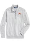 Main image for Mens Minnesota Golden Gophers Grey Vineyard Vines Shep Shirt Qtr Zip Pullover