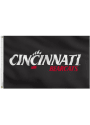 Cincinnati Bearcats 3x5 Black Silk Screen Grommet Black Silk Screen Grommet Flag