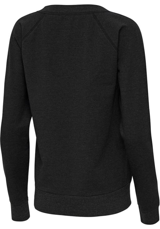 Antigua Ohio State Buckeyes Womens Black Varsity Crew Sweatshirt