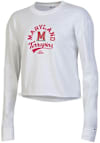 Main image for Womens Maryland Terrapins White Champion Boyfriend LS Tee
