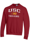 Main image for Mens USC Trojans Red Champion Big Ten Powerblend Crew Sweatshirt