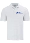 Main image for Mens Drexel Dragons White Cutter and Buck Fine Line Short Sleeve Polo Shirt