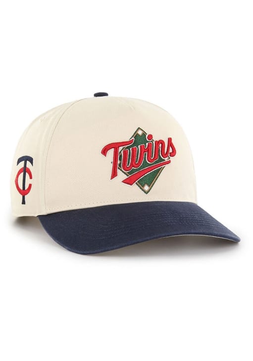 47 Minnesota Twins 2T Base Knock Hitch Adjustable Hat - Natural