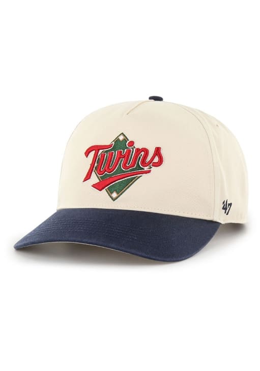 47 Minnesota Twins 2T Base Knock Hitch Adjustable Hat - Natural